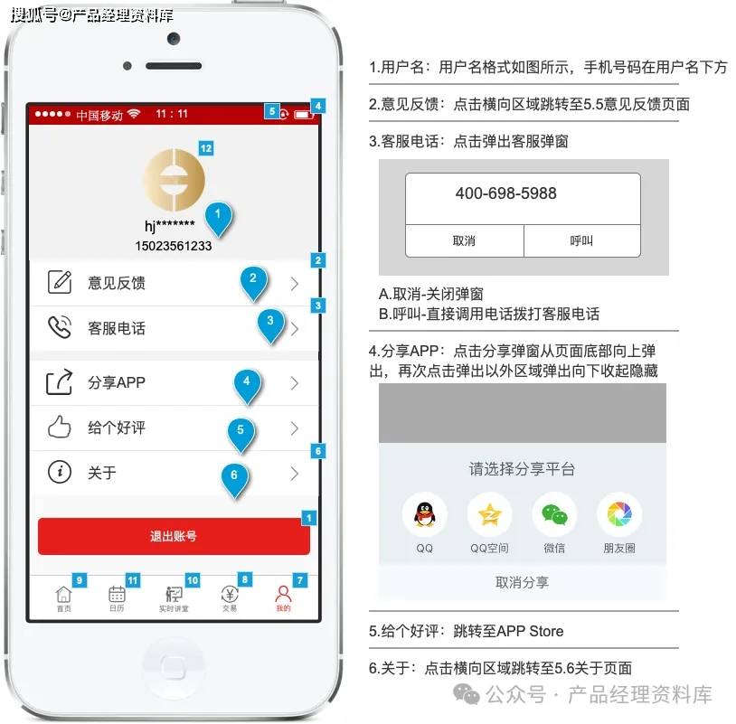 黄金交易APP产品Axure RP原型.rp